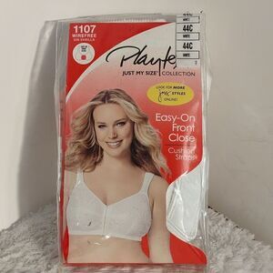 Playtex Just My Size 44C Easy On Front Close Bra